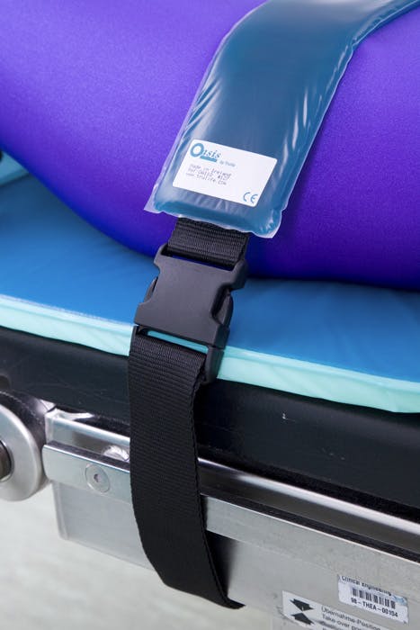 Oasis Patient Positioning Belt (OA110) - 505 x 85 x 8mm - 2350mm Strap with Male & Female Side Squeeze Clip