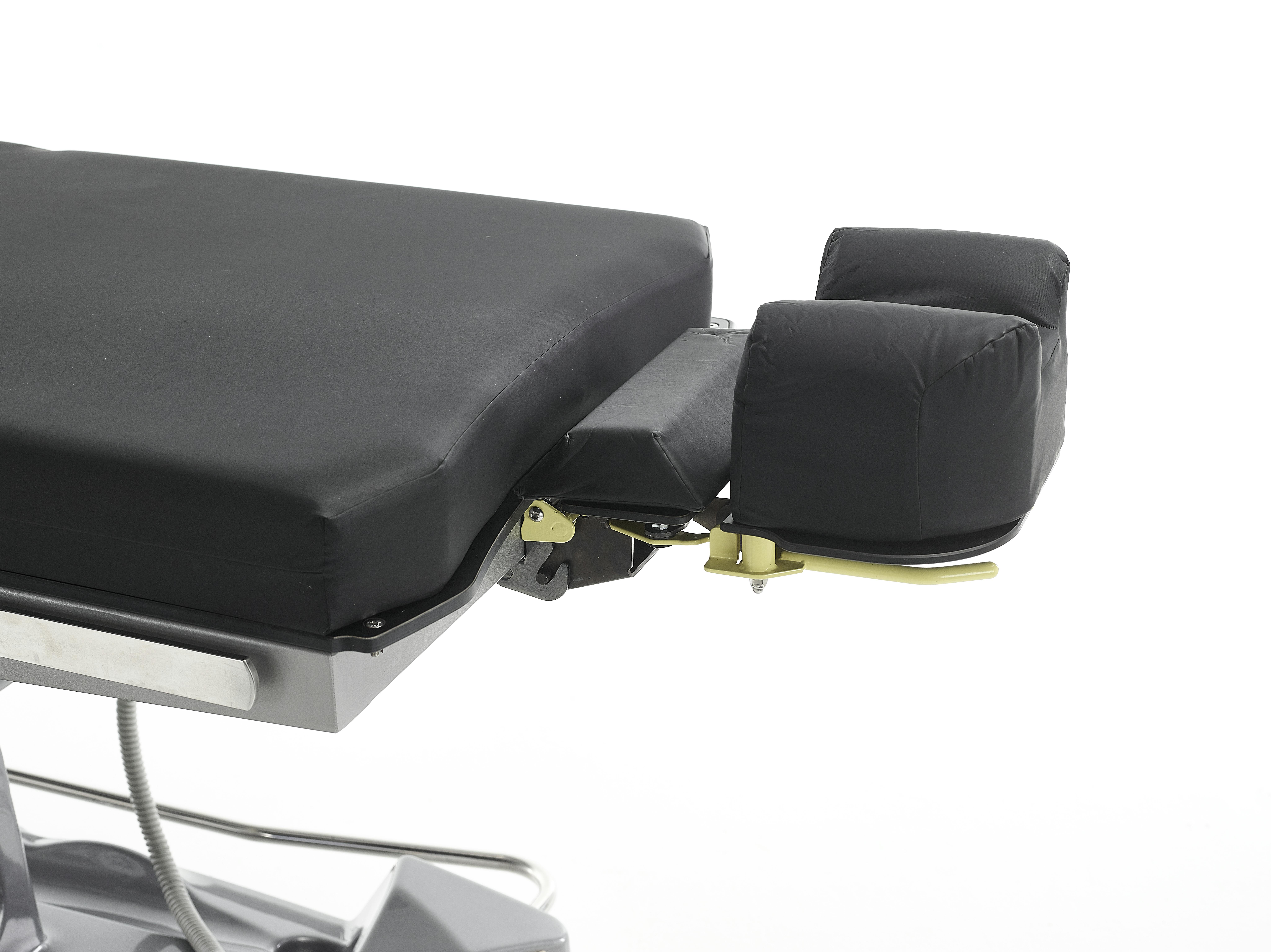 Headrest - Dual-articulating Head Positioner - with Shaped Cushion and Neck Plate Pad